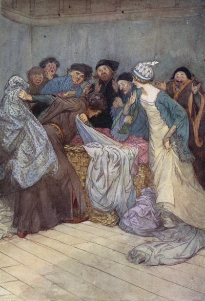 Illustration pour Les Joyeuses Commères de Windsor - Hugh Thomson